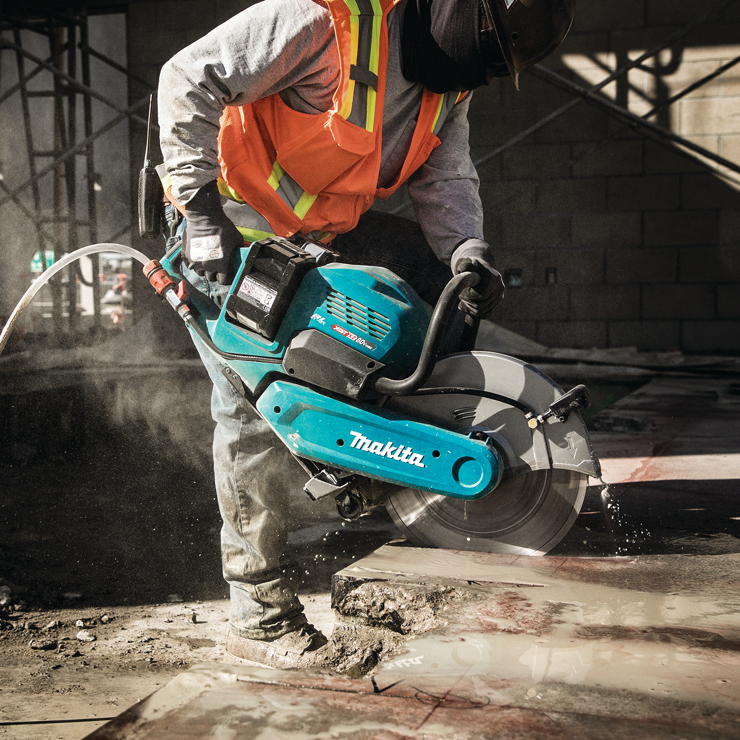 Makita 80V max (40V X2) XGT sin escobillas de iones de litio de 14 pulgadas. Kit de cortadora eléctrica AFT inalámbrica con freno eléctrico y 4 baterías (8 Ah) Makita 80V max (40V X2) XGT sin escobillas de iones de litio de 14 pulgadas. Kit de cortadora eléctrica AFT inalámbrica con freno eléctrico y 4 baterías (8 Ah)